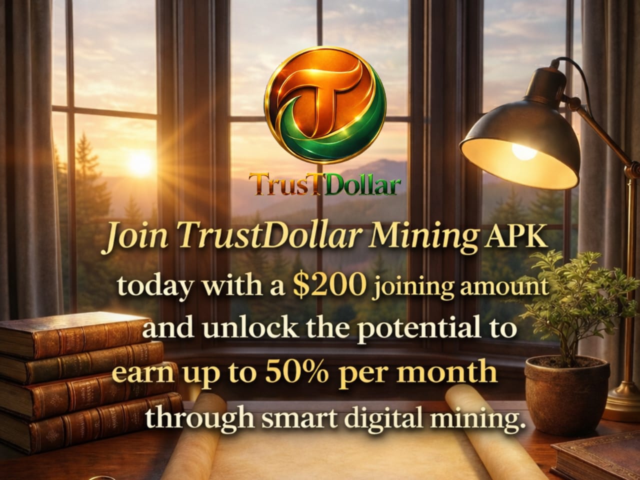 Digital finance platform overview with secure earning features